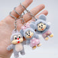 New Disney Cartoon Flock Doll Donald Duck Keychain Mickey & Minnie Kid Toy Cute Bag  Decorate Christmas Party smal gifts