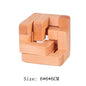 Wooden Luban Lock Unlock Interlock Game Brain Teaser Puzzle Inteligencia Rompecabezas 3D De Madera Montessori Educational Toys