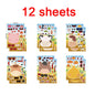 Farm Animal Make a Face Sticker Sheets for Kids Todders Activities Cute Cartoon Puzzle Stickers Birthday Party Favor Crafts Toys
