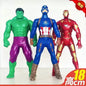 Brand new 18cm doll model Spider-Man figure, press-and-rotate Superman, Steve Rogers collectible, children's toy gift