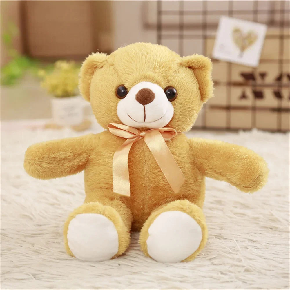 New  Bear Plush Toy Lovely Bear Stuffed Soft Animal Dolls Kids Toy Wedding Birthday Gift For Girlfriend Lover