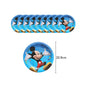 Mickey Mouse Birthday Party Decoration Blue Mickey Tableware Cups Plates Balloons Backdrop Pannents Gift Bag Kids Party Supplies