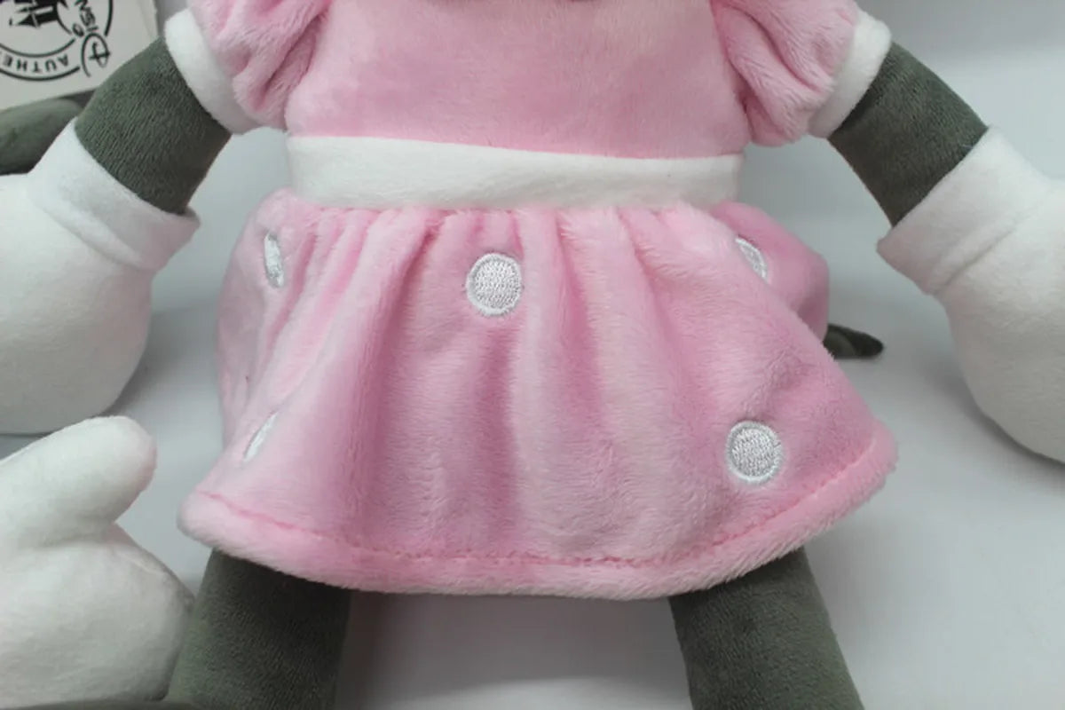 35cm Disney Classic Retro Mickey Mouse And Minnie Mouse Plush Toys Stuffed Soft Doll For Children Birthday Gift