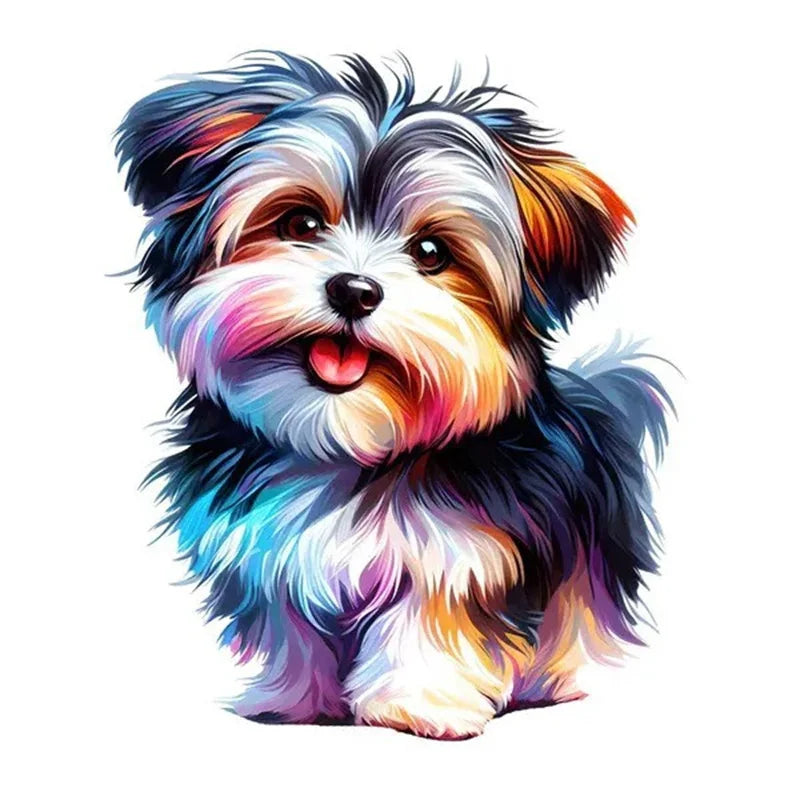 Dog Series Wooden Jigsaw Puzzles Art Unique Animal Shaped Puzzle Diy Leisure Game for Adults Kids Family Home Decor