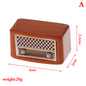 1pc Mini Furniture Lamp Radio Television Kitchen equipment For Children Gift Retro Dollhouse Decoration