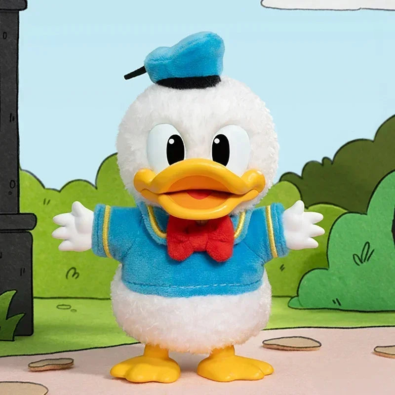 POP MART Mickey Family Cute Together Keychain Series Blind Box Mystery Box Original Toy Doll Cute Anime Figure Desktop Ornament