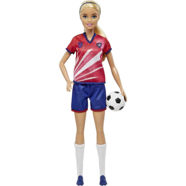 2025 New Original Mattel Barbie Careers Fashion Doll Football Soccer Player Dolls for Girls Christmas Gifts Toys for Children