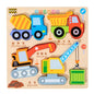 3D Puzzles Wooden Children's Puzzle 4-6 Early Education Cognition Animal Traffic Shape Matching Building Block Toy for Kids Gift