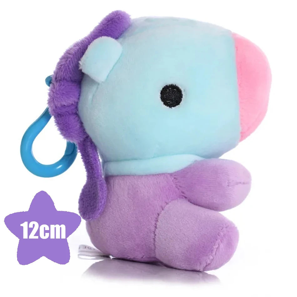 Hot BTed 21Plush Toys Kawaii Mini Keychain Anime Pendant Ornament for Kids 12-22cm Bt Peripherals Soft Stuffed Animals Doll Gift