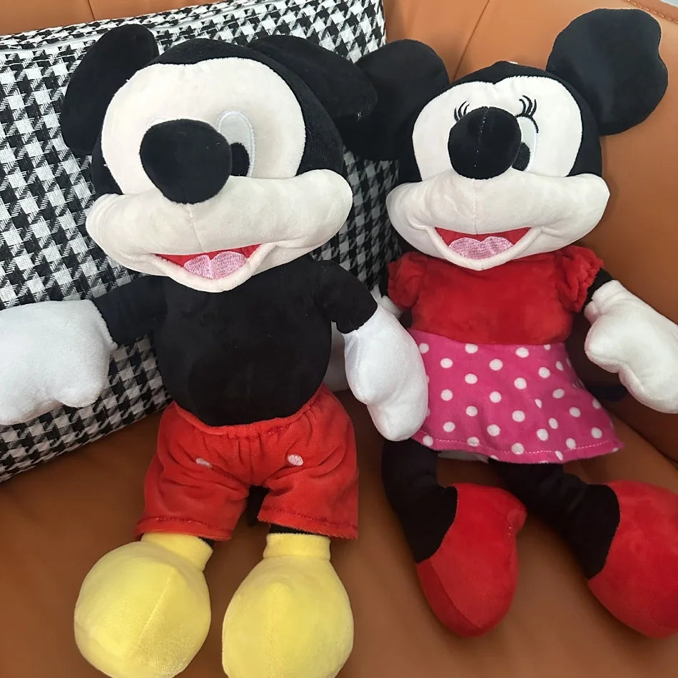Disney Mickey Mouse Anime Snoopy Breathing Dolls ChildCompanions Soothing Sleeping Music Luminous Sleeping Plush Toys Kids Gifts