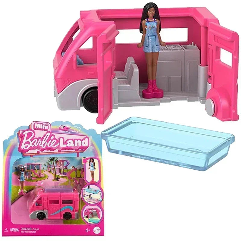 Original Mini Barbieland Dream Camper Car, Plane for Girls