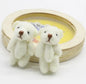 20pcs Kawaii Small Bears Plush Toys 4cm Mini Teddy Bear Stuffed Plush Dolls For Girl Keychain Joint Movable Bear Children Gift