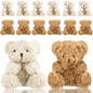 10-100Pcs Plush Mini Teddy Bear 4Inch Stuffed Animals Tiny Bears Mini Bear Soft Bear Doll for Party Favor DIY