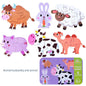 Montessori Baby Puzzle Educational Toys Wood 3D Puzzle Games Iron Box children Puzzles Jigsaw Wooden Puzzles For Kids 2 3 4 Year