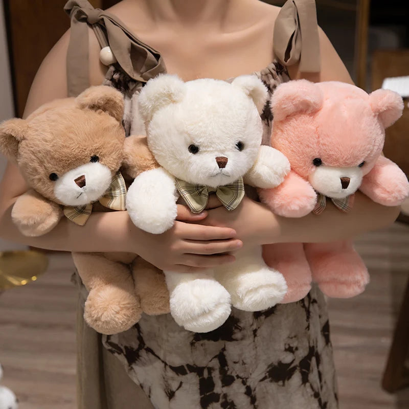 Kawaii Colorful Bow Tie Bear Doll