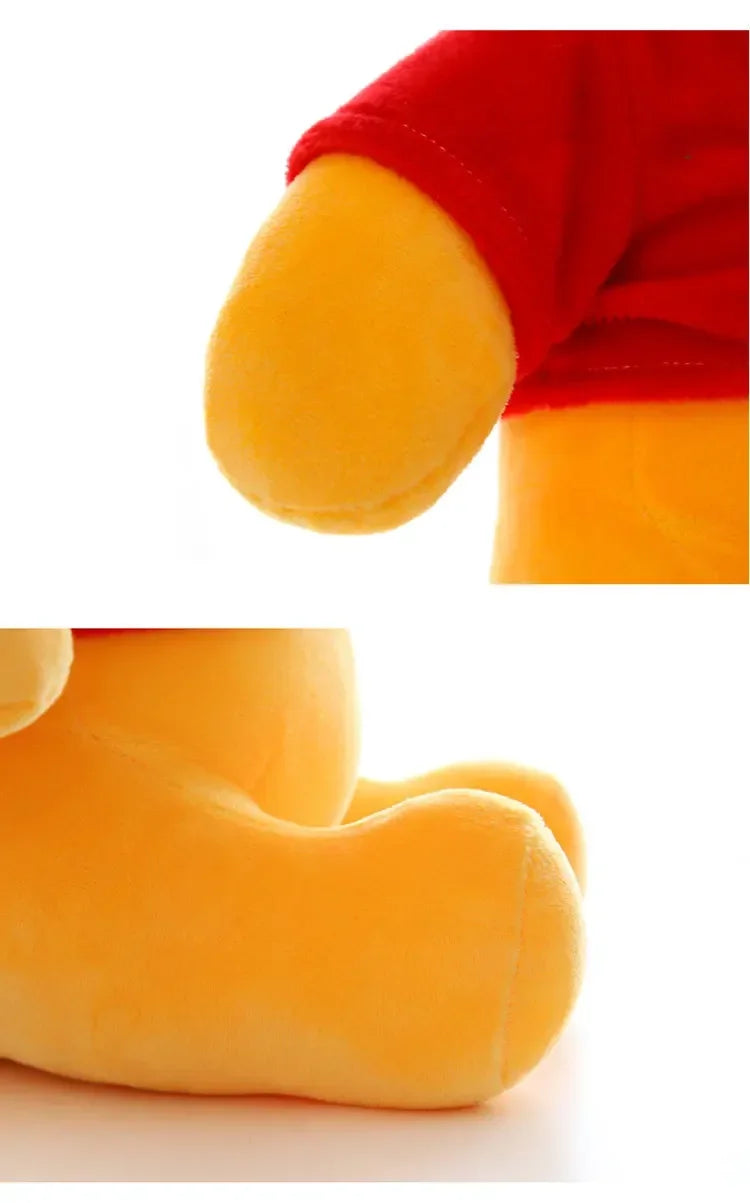 25-45cm Disney Winnie The Pooh Plush Toys Soft Stuffed Kawaii Anime Elf Doll Cartoon Pooh Bear Plush Doll Birthday Gift for Boys