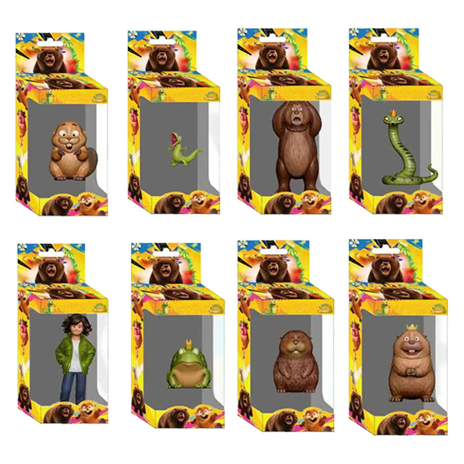 Disney Beaver Transformation Plan 8-Piece Car Decoration Model Toy Set Collectible Gift Idea for 2026 Birthday