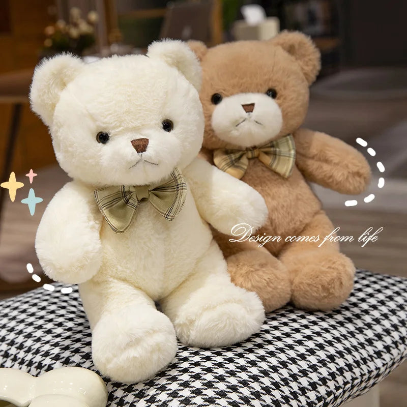Kawaii Colorful Bow Tie Bear Doll