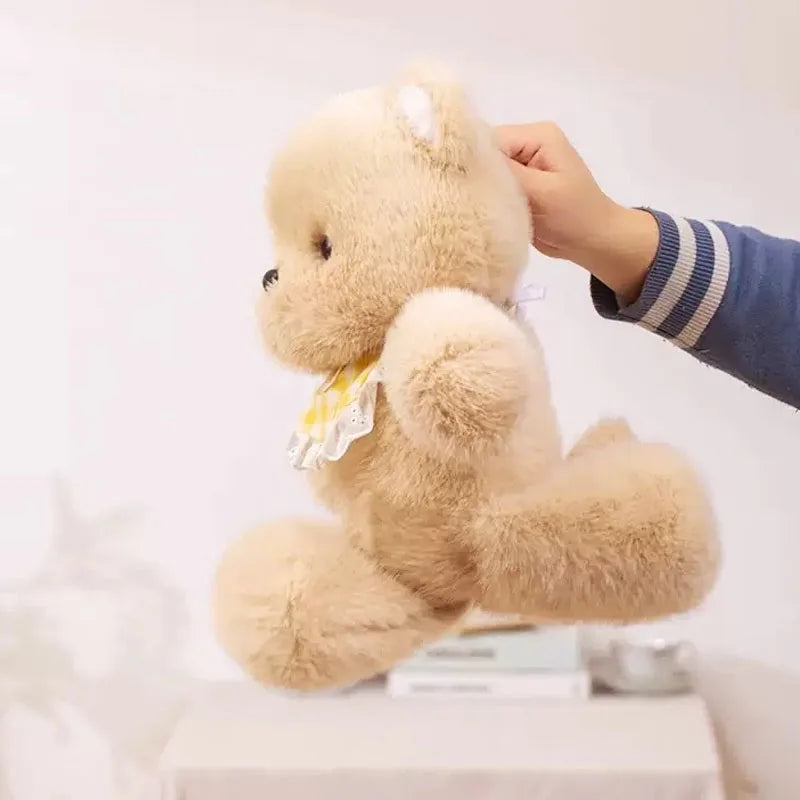 Running Bearl Plush Toys  Cute Bear Dolls Stuffed Animals Toy Children Birthday Gift Pillow Teddy Bear Home Living Room Bedroom