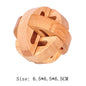 Wooden Luban Lock Unlock Interlock Game Brain Teaser Puzzle Inteligencia Rompecabezas 3D De Madera Montessori Educational Toys