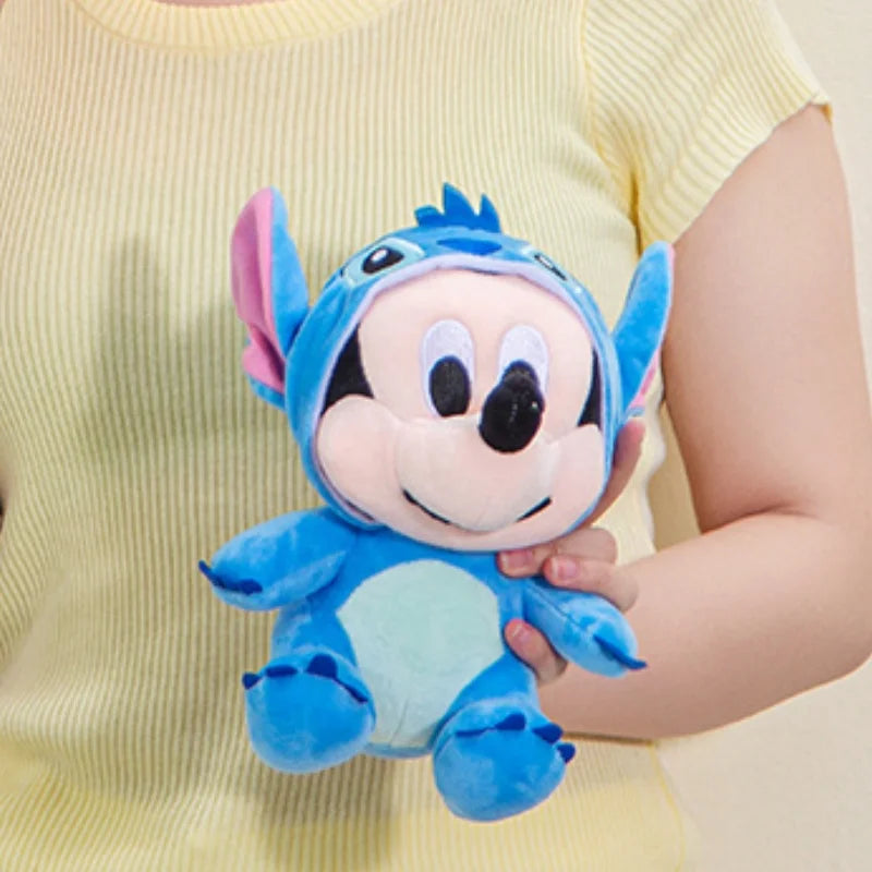 25cm Mickey Plush Mickey Mouse Minnie Daisy Plush Toy Stuffed Doll Kawaii Home Decor Girls Toys Birthday Christmas Gifts For Kid