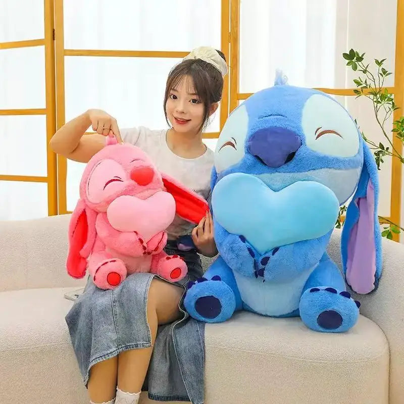 30cm Lovely Lilo & Stitch Plush Doll Toys Kawaii Disney Stitch Angel Stuffed peluche Dolls Children's Birthday Gift Decoration