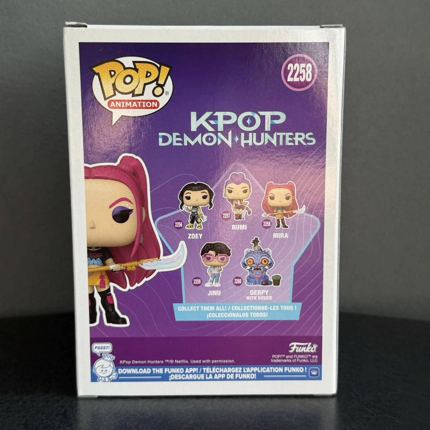 KPop Demon Hunters Derpy with Sussie (Glow)Figure Funko Pop! #2260 Official Authentic Limited Edition Figures KPop Fans Gift Toy