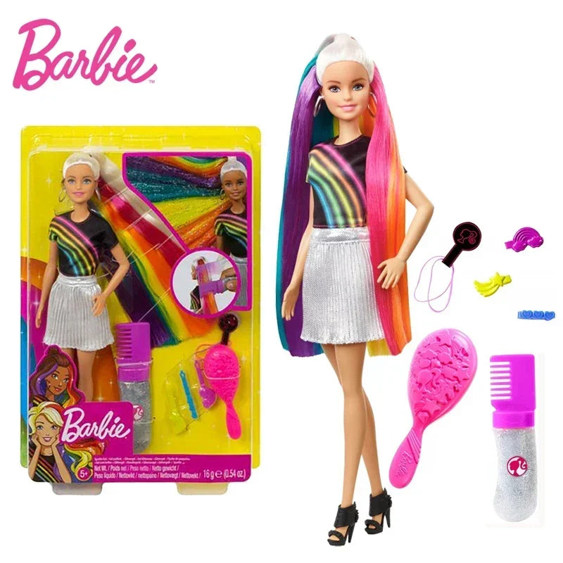 Original Mattel Barbie Doll Multi Joints Move Clothes Accessories Educational Props Toys for Girls Collection Kids Birthday Gift