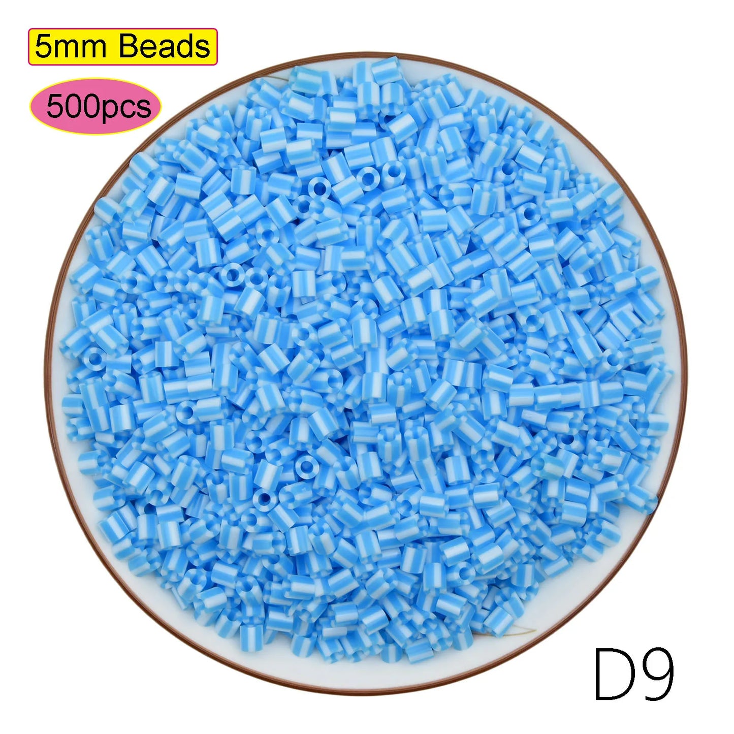 500pcs 5.0mm Perler Beads Pixel Puzzle Fuse&Hama Beads Diy 3D Puzzles Handmade Gift Fuse Beads Kit Iron Toy Educational Toys