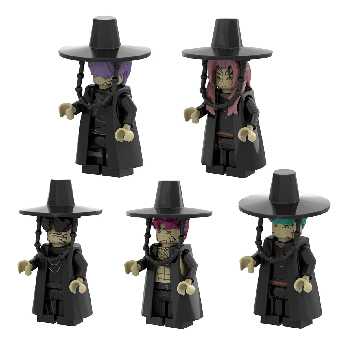 Hot Bricks KPop Demon Hunters Building Blocks Rumi Figures Assembly Model Doll Plastic Doll Building Blocks Toy Birthday Gifts