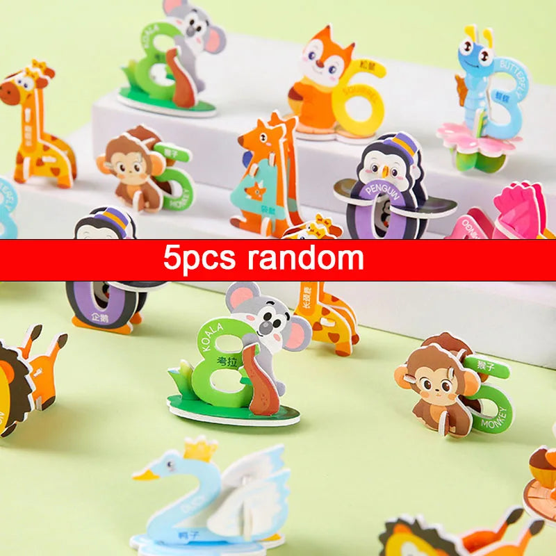 Simulated Tank Car 3D Paper Jigsaw Puzzles Toys Mini Foam Building Block Assemble Model Crafts Kids Boys Classroom Rewards Gifts