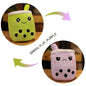 Kawaii Milk Tea Cup Plush Pillow 23cm Stuffed Food Fruit Boba Doll Ultrasoft Stuffed Plush Tea Shop Kids Toys Birthday Gift