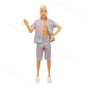 Pink Plaid Dress Doll 11.5 Inch 30cm Ken Barbie The Movie Barbie Perfect Day Toys for Girls Christmas Birthday Gifts Without Box