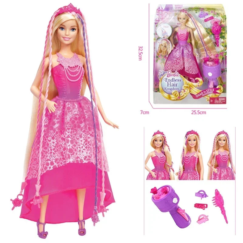 Genuine Barbie Fashionista Dolls Violin set Wedding dress Princess Toys for Girls Assortment Bonecas Barbie Doll Birthday Gifts
