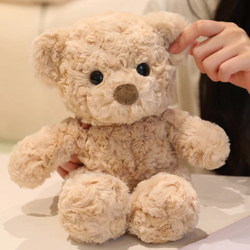 30cm Teddy Bears Stuffed Plush Animal Cute Bear Sleeping Companion Dolls Baby Shower Bear Soft Toys Gifts
