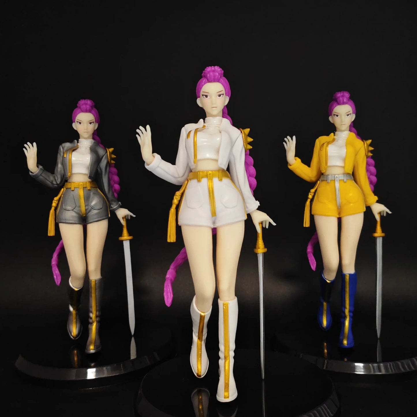 In Stock Witch Hunting Squad Rumi Mirazo Yimei Girl Handmade Kpop Anime Peripheral Doll Bag Pvc Ornament Toys Festival Gifts