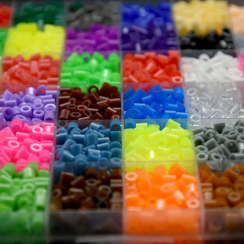500Pcs 5mm HAMA Perler Beads for GREAT Kids  Fun DIY Intelligence Educational Toys Craft Puzzles 3d Iron Beads Puzzle
