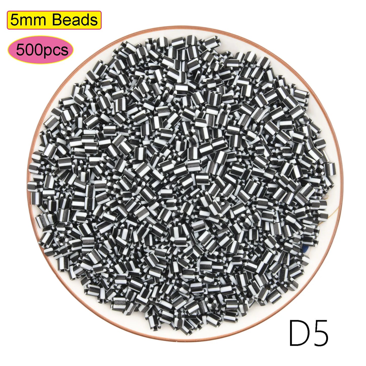 500Pcs 5mm HAMA Perler Beads for GREAT Kids  Fun DIY Intelligence Educational Toys Craft Puzzles 3d Iron Beads Puzzle