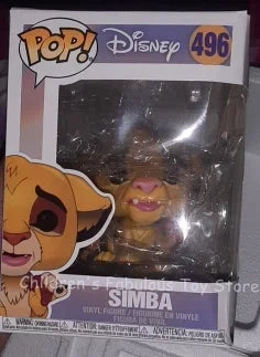 Funko Pop New Disney Lion Mufasa #495 Simba #496 Luau Pumbaa #498 Bambi #94 Thumper #95 Flower #96 Figure Model Toys for Gift