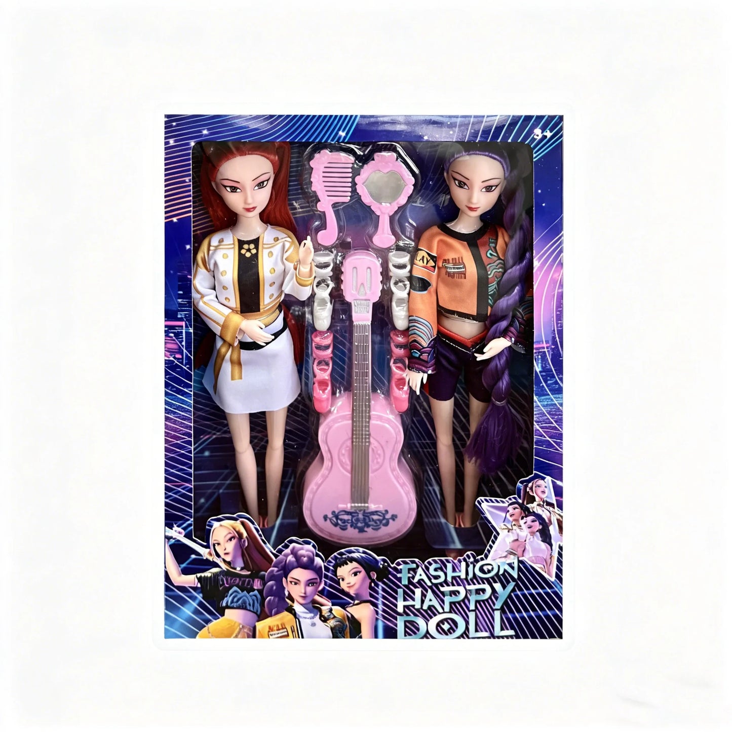 Hot Sales 2026 Anime KPop Demon Hunters Vinyl Doll, Rumi Mira Zoi Mask Figurine Small Statue Christmas Gift For Fans