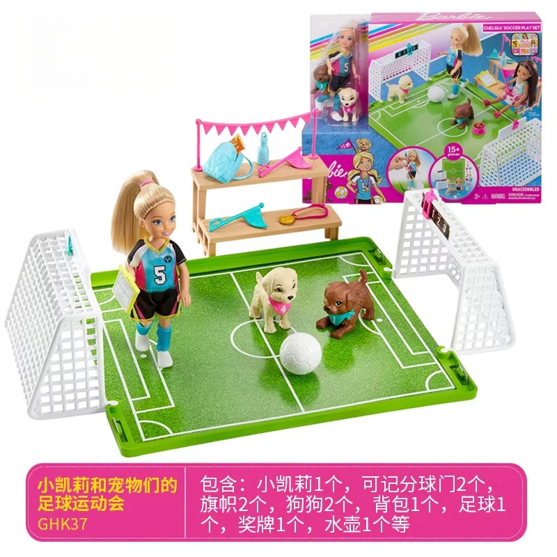 Original Soccer Club Barbie Dolls Accessories with Clothes Toys for Children Girls Sport Gift Boneca Lovely Baby Toys Cartoon