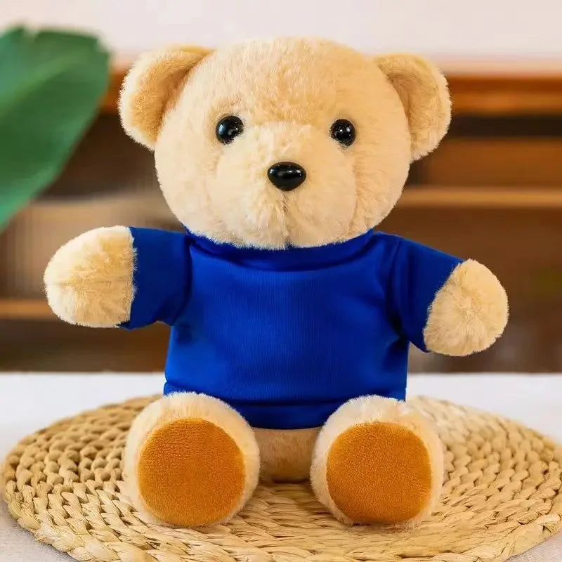 Teddy Bear Plush Doll Activity Gift Customizable Logo Small Bear Toy Stuffed Animal Soft PP Cotton Filling Made in China