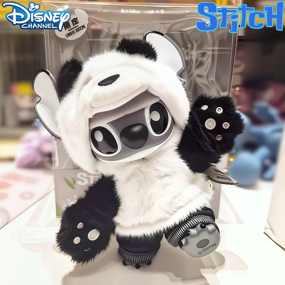 Disney Stitch Panda Limited Edition Vinyl Figure - Collectible Toy Keychain & Desk Ornament, Perfect Christmas Gift for Fans