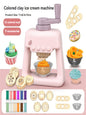 Colorful clay noodle maker, ice cream maker, burger maker, multifunctional puzzle toy set, suitable for boys and girls aged 3-12