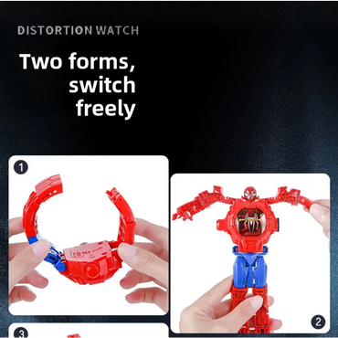 Marvel Spider Man Batman Children's Anime Watch Children's Toy Action Doll Children's Watch
