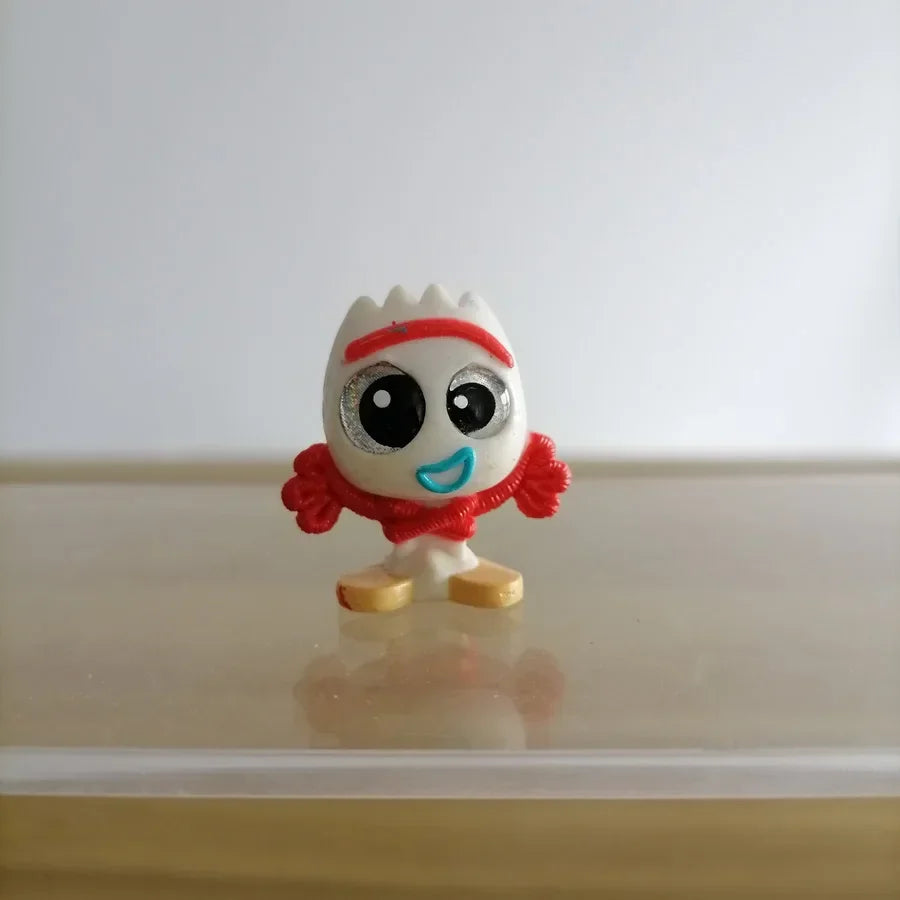 Disney Doorables Action Figures Mickey Minnie Forky Desktop Decoratoion Kawaii Big Eyed Doll Cartoon Model Toys Kids Gifts