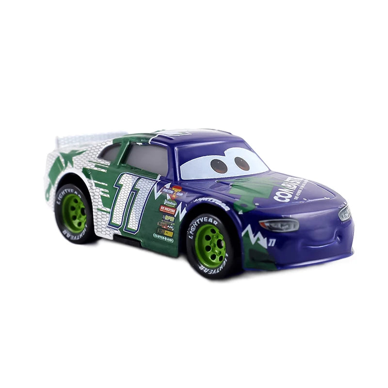 Disney Pixar Cars 3 Lightning McQueen No19 Poppy Racing Family Family Jackson Storm Ramirez Die Cast Metal Alloy Kids Gifts