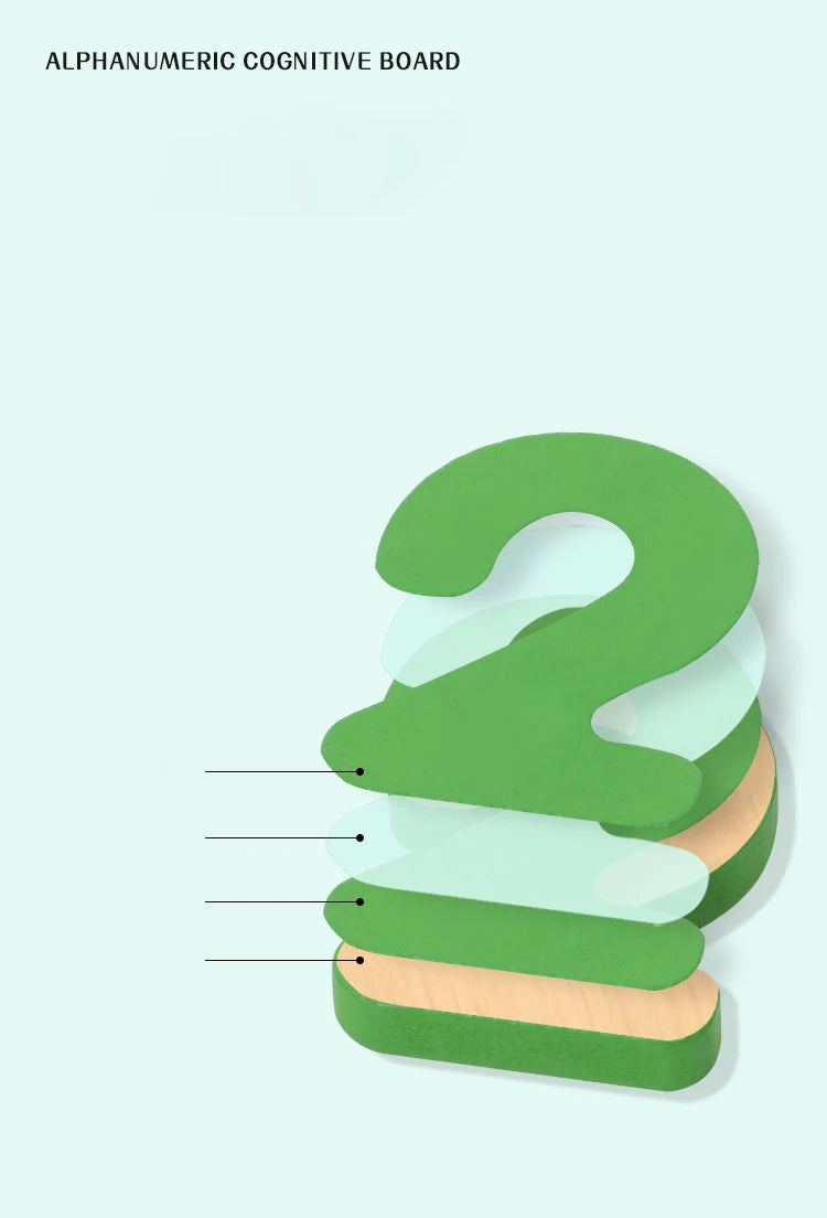 Kids Alphabetic Arithmetic Number Geometric Shapes Wooden Puzzle Montessori Preschool Learning Educational Game Toy for Children