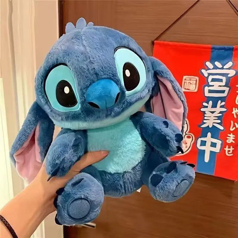 Anime Disney Kawaii Stitch Stuffed Toys Bluely Lilo&Stitch Plush Keychain Dolls Bag Pendant Birthday Party Gift For Kid Boy Girl