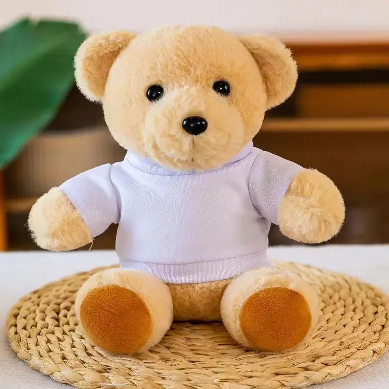 Teddy Bear Plush Doll Activity Gift Customizable Logo Small Bear Toy Stuffed Animal Soft PP Cotton Filling Made in China